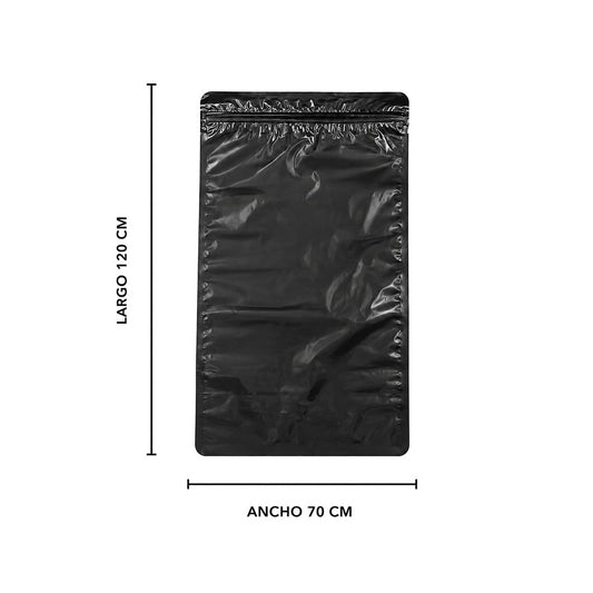 Bolsa Negra de Polietileno 70x120