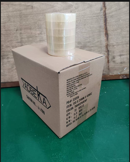 Cinta Adhesiva Transparente 24mm x 150m | 40 micras | Embalaje y Envíos